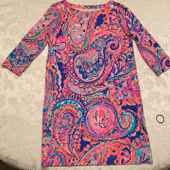 Lilly Pulitzer Other - Lilly Pulitzer Linden Dress 3/4 Sleeve Size 12-14